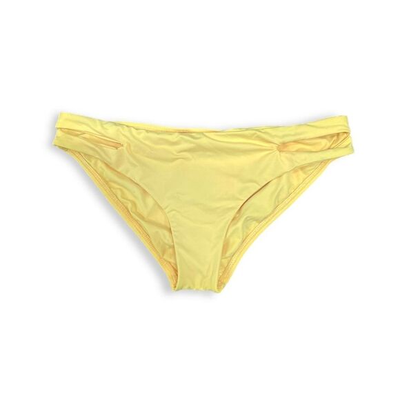 L*Space canary yellow bikini bottom with side cutouts, Large, NWOT - Picture 1 of 3